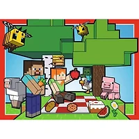 Ravensburger Minecraft - Royaumes et aventures - 4x100 pièces