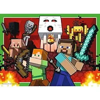 Ravensburger Minecraft - Royaumes et aventures - 4x100 pièces