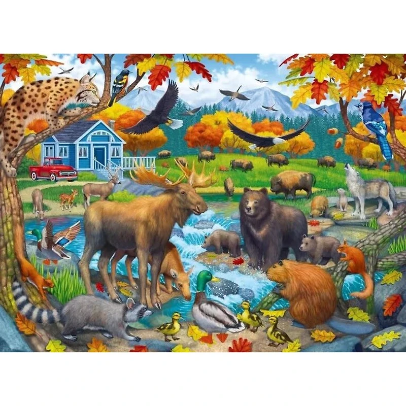 Ravensburger Rassemblement de la faune - 150 pièces XXL