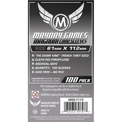 (Mayday) Magnum Cards Sleeves - 100 Unités - 61mm x 112mm