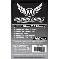 (Mayday) Magnum Card Sleeves - 100 Unités - 70mm x 110mm*