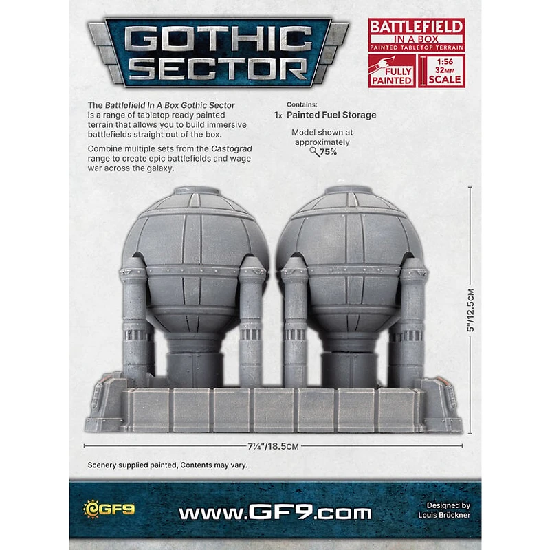 Galeforce Nine Battlefield in a Box - Gothic Sector - Castograd