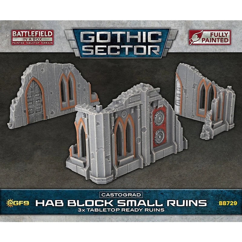 Galeforce Nine Battlefield in a Box - Gothic Sector - Castograd