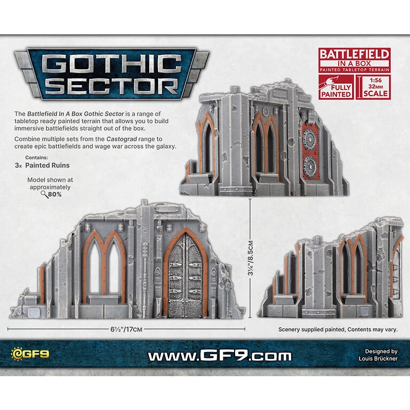 Galeforce Nine Battlefield in a Box - Gothic Sector - Castograd