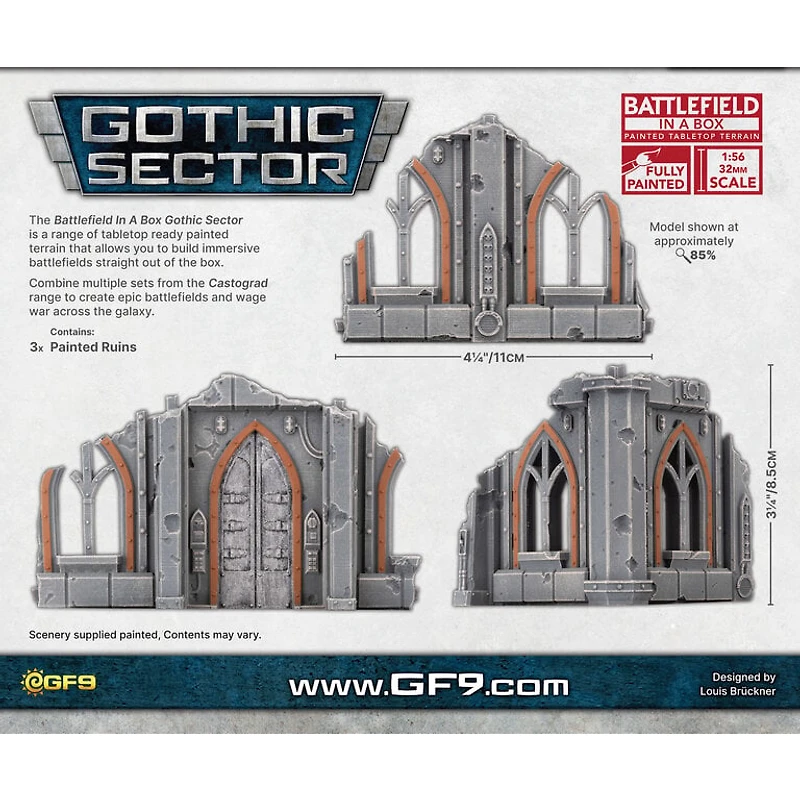 Galeforce Nine Battlefield in a Box - Gothic Sector - Castograd