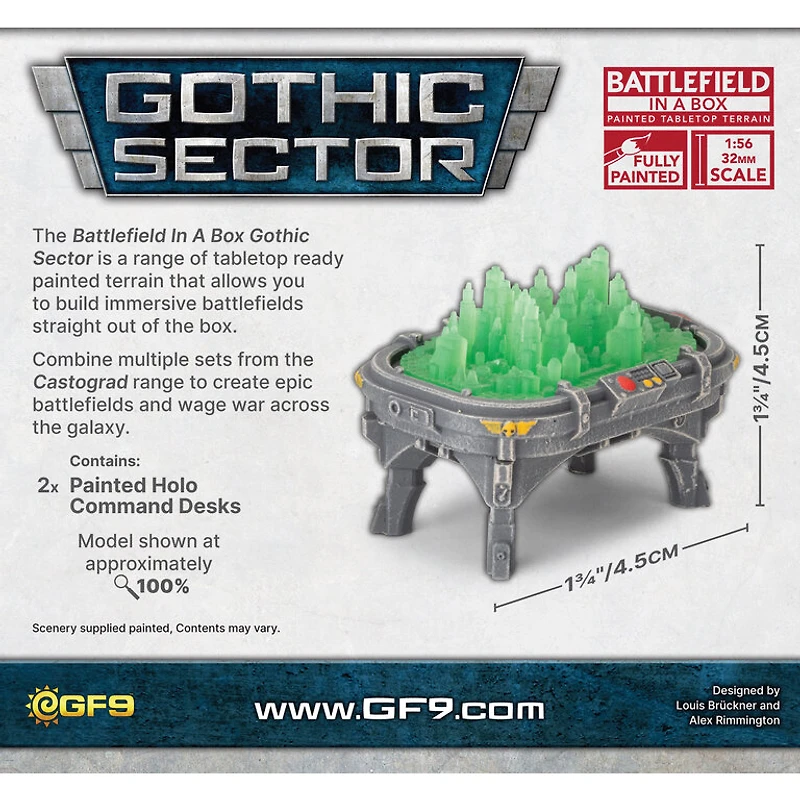 Galeforce Nine Battlefield in a Box - Gothic Sector - Castograd