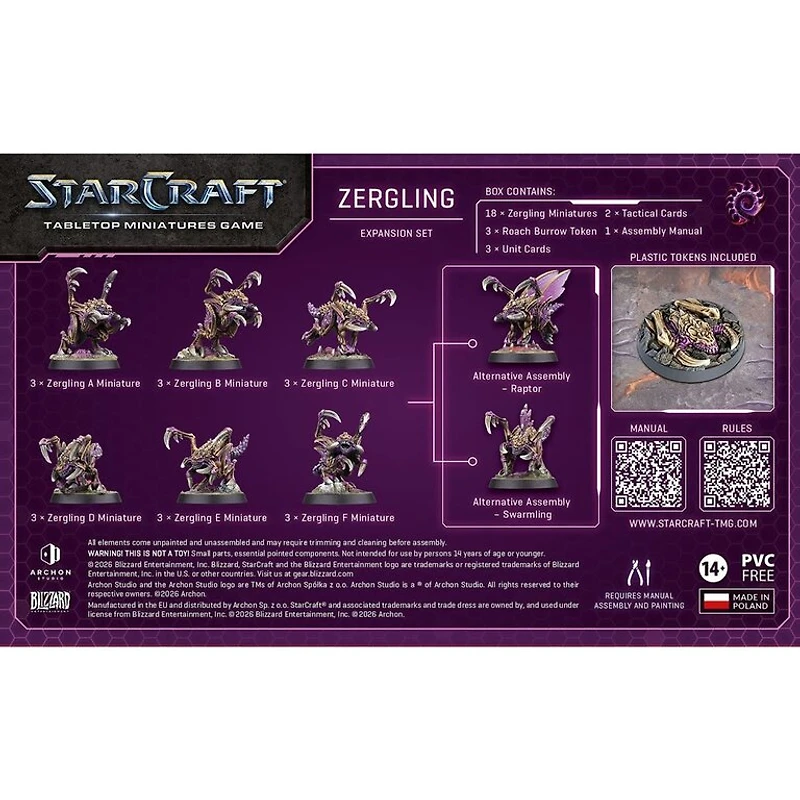 Starcraft - The Miniatures Game- Zerg - Zergling (English) [PREORDER]