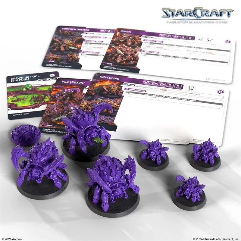 Starcraft - The Miniatures Game - Zerg - Roach (English)