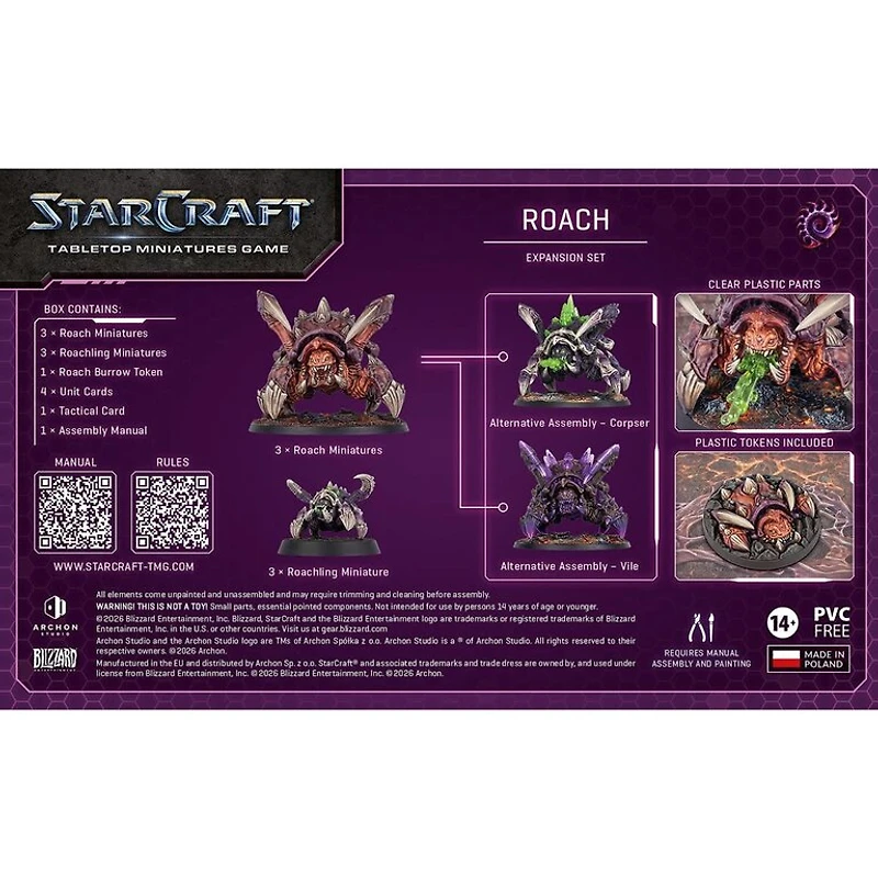 Starcraft - The Miniatures Game - Zerg - Roach (English) [PREORDER]