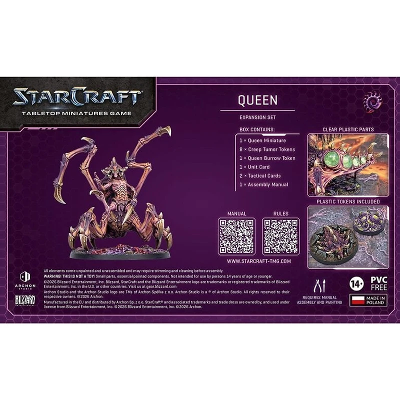 Starcraft - The Miniatures Game - Zerg - Queen (Anglais) [PRÉCOMMANDE]