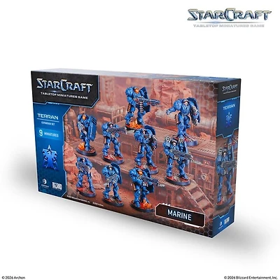 Starcraft - The Miniatures Game - Terran - Marine (Anglais) [PRÉCOMMANDE]