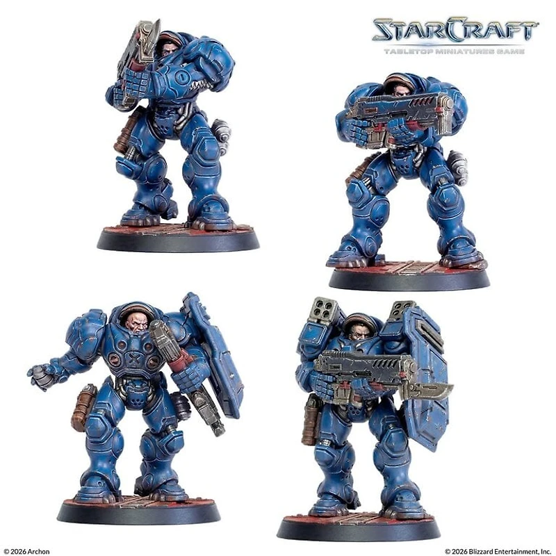 Starcraft - The Miniatures Game - Terran - Marine (Anglais) [PRÉCOMMANDE]