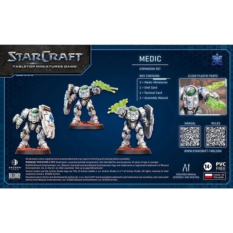 Starcraft - The Miniatures Game - Terran - Medic (Anglais) [PRÉCOMMANDE]