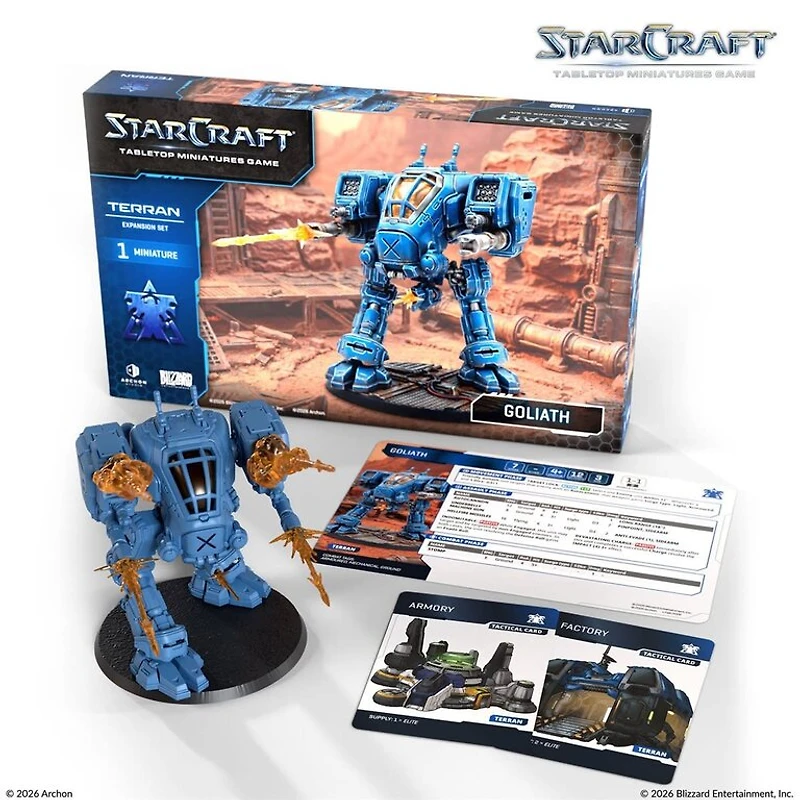 Starcraft - The Miniatures Game - Terran - Goliath (English) [PREORDER