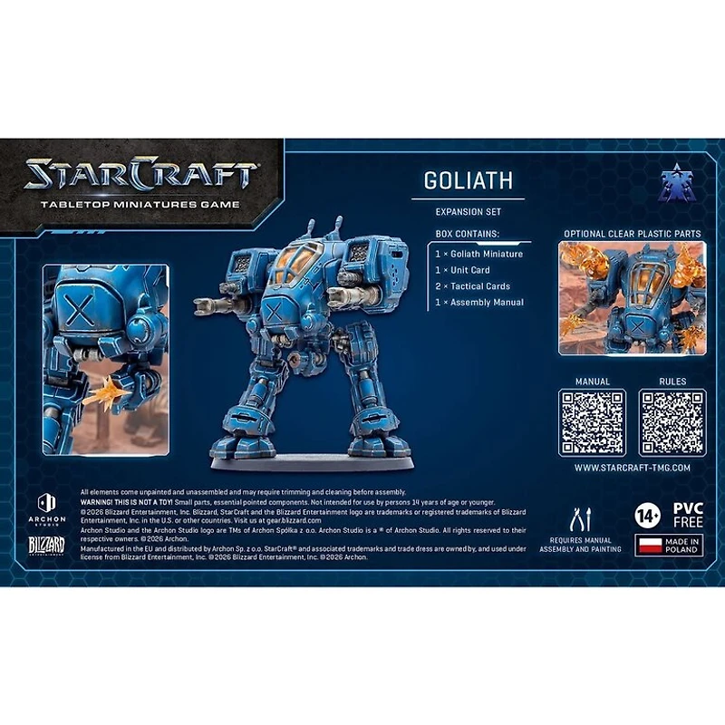 Starcraft - The Miniatures Game - Terran - Goliath (Anglais) [PRÉCOMMANDE]