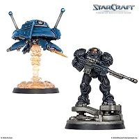 Starcraft - The Miniatures Game - Terran - Jim Raynor & Point Defense 