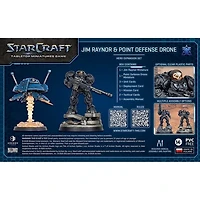 Starcraft - The Miniatures Game - Terran - Jim Raynor & Point Defense 