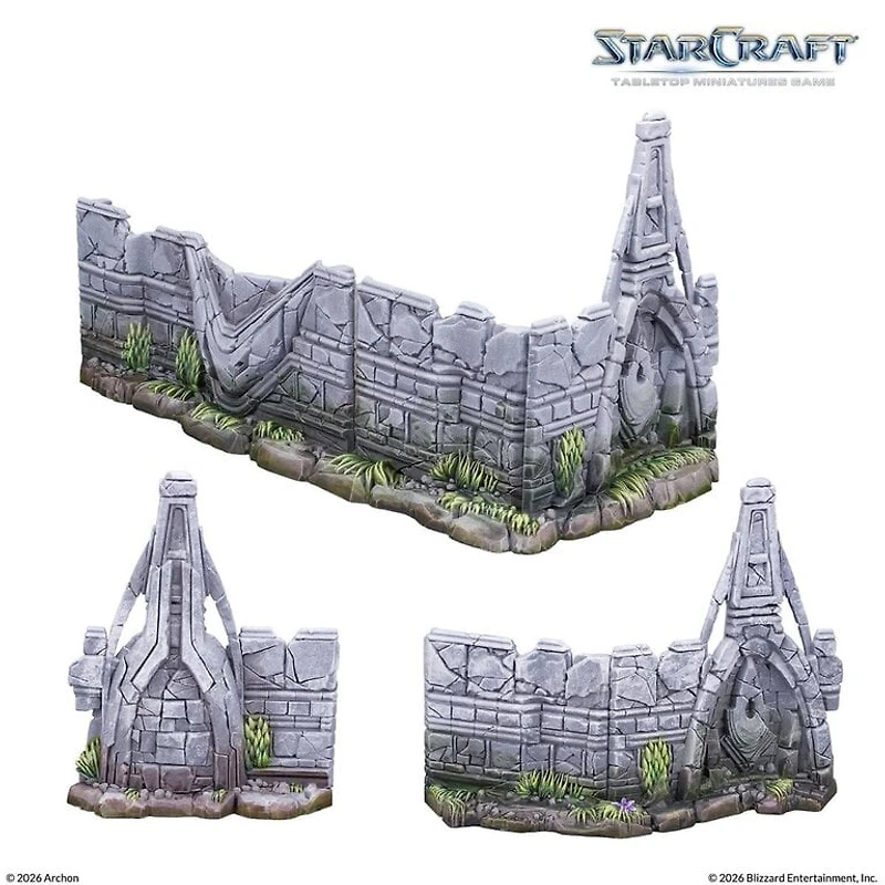 Starcraft - The Miniatures Game - Lost Temple - 15 Terrains Pieces (En