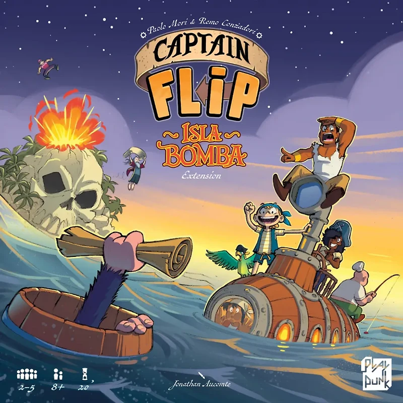 Captain Flip - Isla Bomba (Multilingue) [PRÉCOMMANDE]
