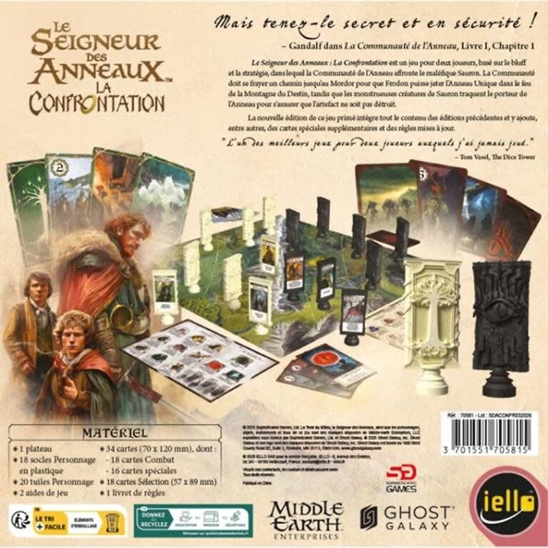 Le seigneur de anneaux - La confrontation (French) [PREORDER]