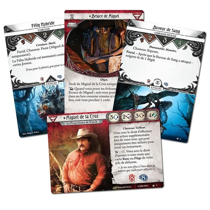 Horreur à Arkham JCE - Michel de la Cruz - Paquet investigateur (Français)