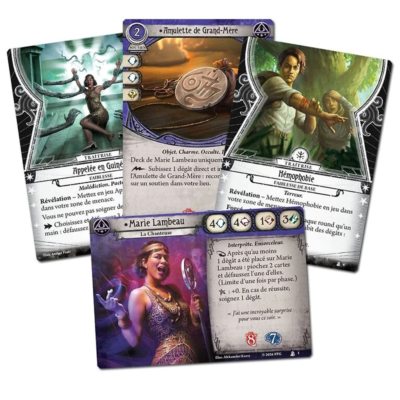 Horreur à Arkham JCE - Marie Lambeau - Paquet investigateur (Français)