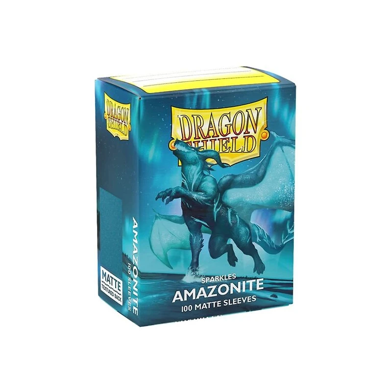 (Dragon Shield) Matte Sparkles - Amazonite - 100 Unités - 63mm x 88mm
