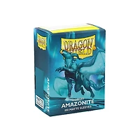 (Dragon Shield) Matte Sparkles - Amazonite - 100 Unités - 63mm x 88mm
