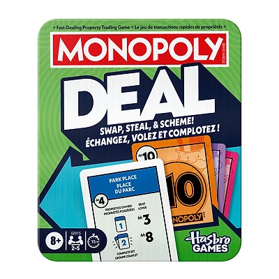 Monopoly Deal - Boîtier de métal (Multilingue)