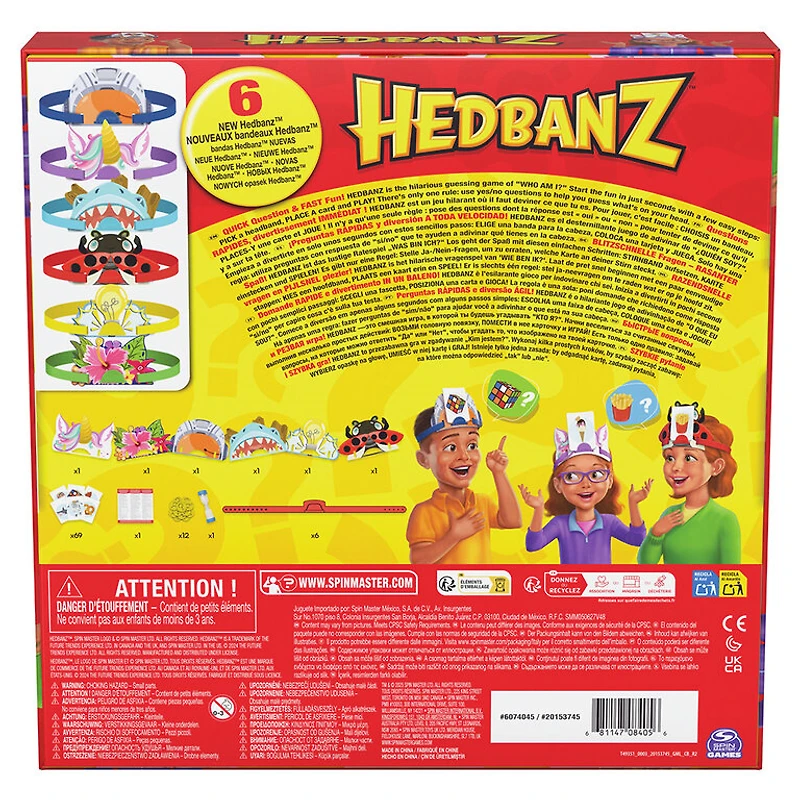Hedbanz - 3e édition (Multilingue)