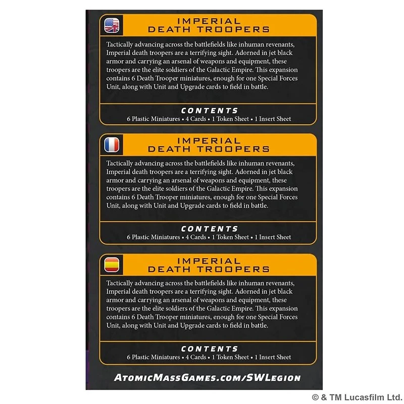 Star Wars Legion - Imperial Death Troopers (Multilingual)
