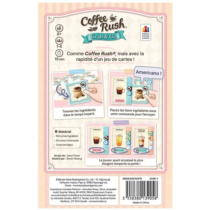 Coffee Rush - Grab & Go (French) [PREORDER]