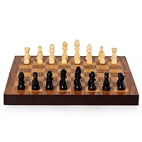 Jeu d'échecs en bois pliable (Multilingual)