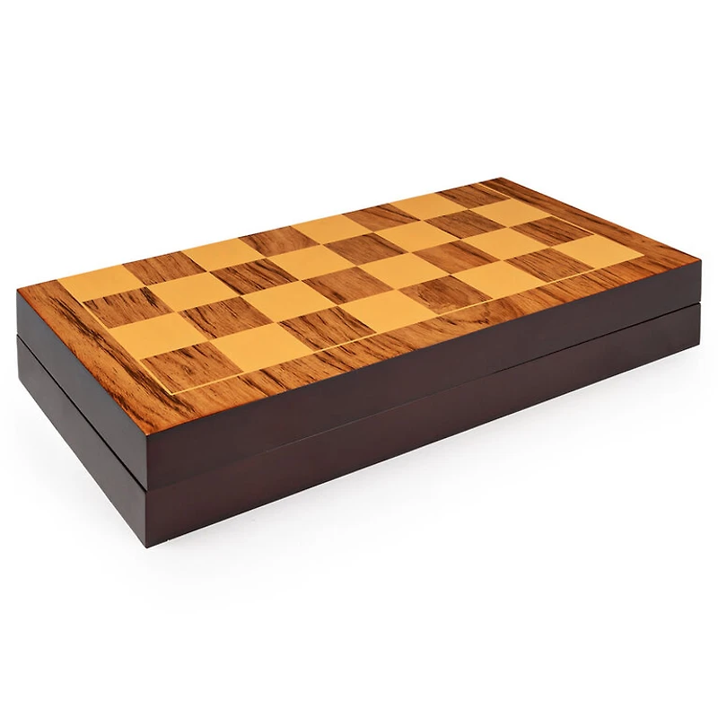 Jeu d'échecs en bois pliable (Multilingual)