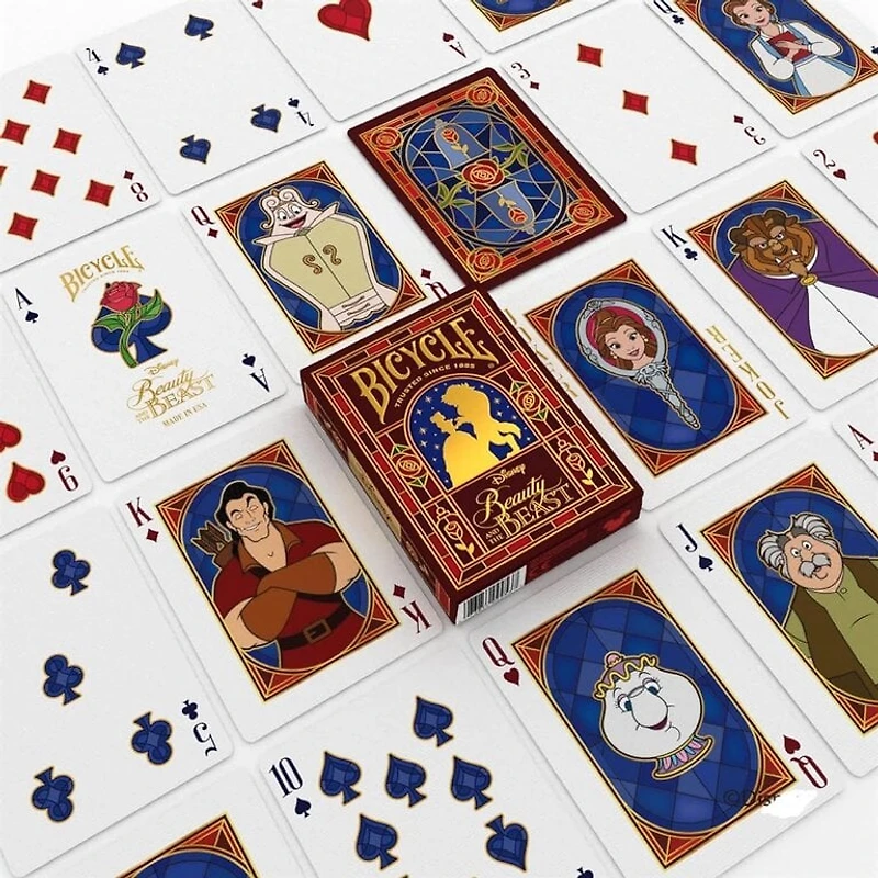 Cartes à jouer - Bicycle - Disney - Beauty and The Beast