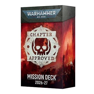 Warhammer 40,000 - Chapter Approved Mission Deck 2026-27 (Anglais)