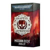 Warhammer 40,000 - Chapter Approved Mission Deck 2026-27 (Anglais)
