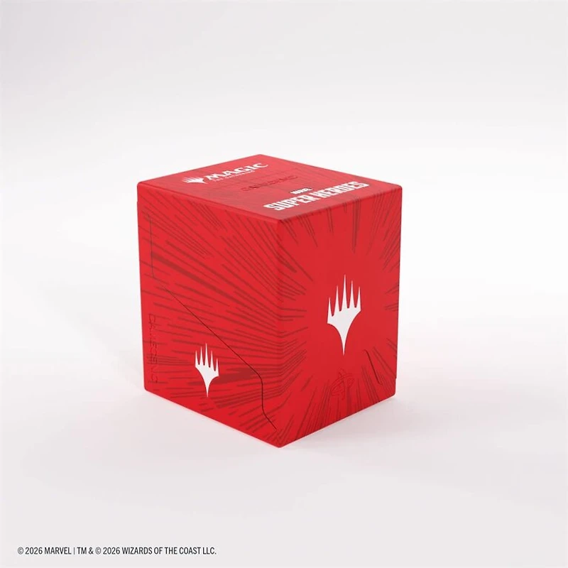 (Gamegenic) Deck Box Bastion XL 100ct - Comic Burst Red