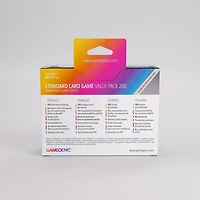 (Gamegenic) Prime Value Pack Standard Sleeves - 200 Unités - 66mm x 91mm