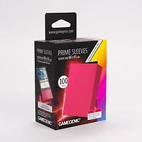 (Gamegenic) Prime Sleeves - Red - 100 Unités - 66mm x 91mm