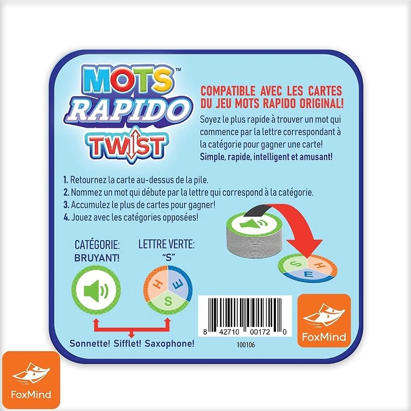 Mots rapido twist (Français)