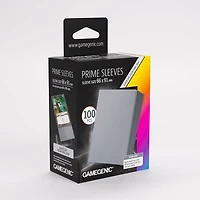 (Gamegenic) Prime Sleeves - Dark Grey - 100 Unités - 66mm x 91mm