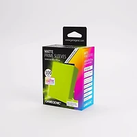 (Gamegenic) Matte Prime Sleeves - Lime - 100 Unités - 66mm x 91mm