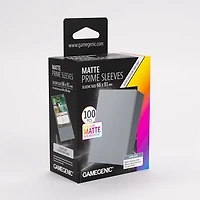 (Gamegenic) Matte Prime Sleeves - Dark Grey - 100 Unités - 66mm x 91mm