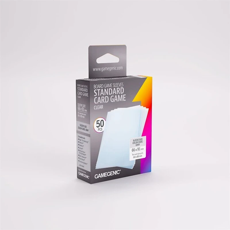 (Gamegenic) Prime Standard Sleeves - 50 Unités - 66mm x 91mm