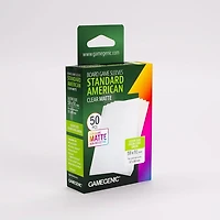 (Gamegenic) Matte Standard American-Sized Sleeves - 50 Unités - 59mm x 91mm