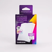 (Gamegenic) Matte Standard European-Sized Sleeves - 50 Unités - 62mm x 94mm