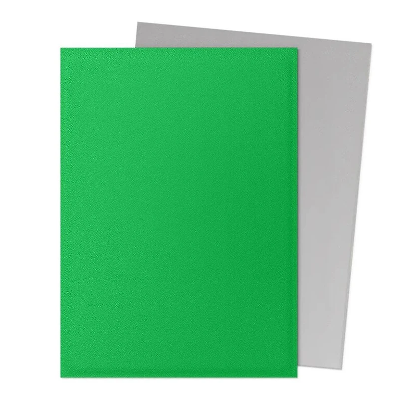 (Dragon Shield) Matte Dual Sleeves - Apple Green/Silver - 100 Unités - 63mm x 88mm