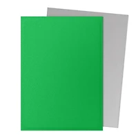 (Dragon Shield) Matte Dual Sleeves - Apple Green/Silver - 100 Unités - 63mm x 88mm