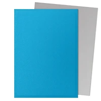 (Dragon Shield) Matte Dual Sleeves - Sky Blue/Silver - 100 Unités - 63mm x 88mm